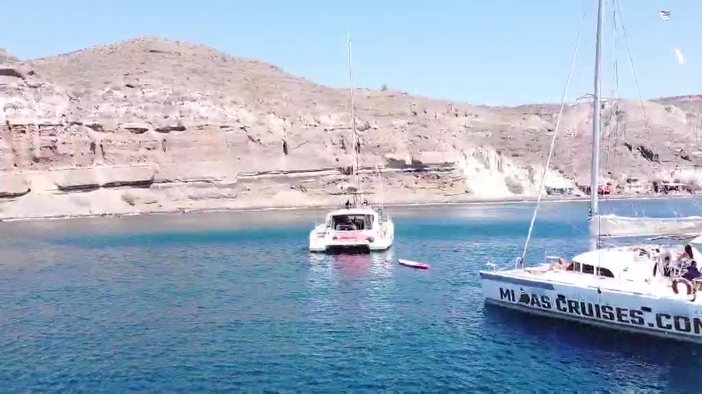 Santorini Volcano catamaran