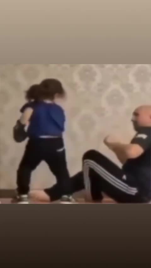 Teaching child MMA