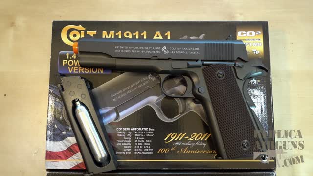 Cybergun Colt M1911 A1 CO2 Blowback Airsoft Pistol Mini Review