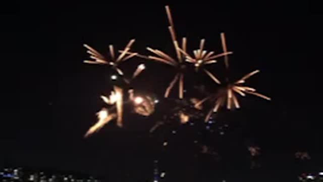 Fireworks seen from a cruise ship1