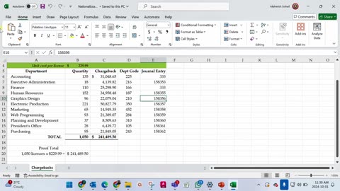 Excel- level 02 - Chapter06- Assessment 01