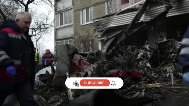 Ukraine's interior minister, others died in a plane crash