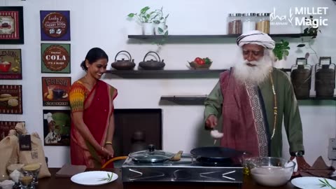 Fun Cooking with Sadhguru