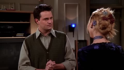 Chandler Kisses Phoebe and Professes his Love for Monica -- Friends