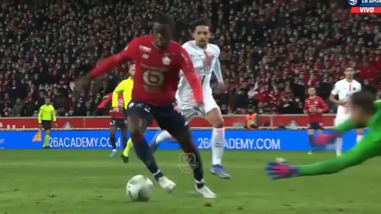 PSG vs Lille (5-1) ALL Goals and highlights 2022 Ligue Sports and Games