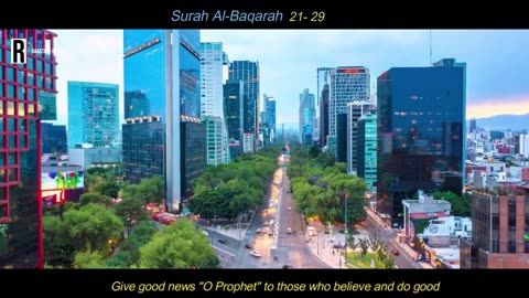Surah-al Baqarah (21-29) | English Subtitles & Urdu Translation