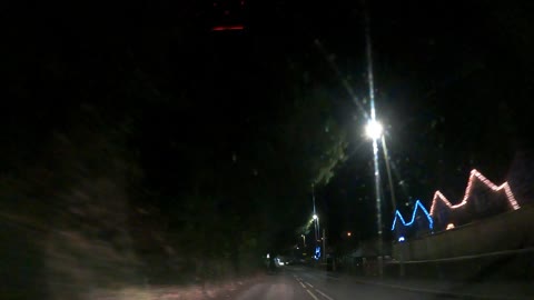 Nightvdriving to Tavistock. Dartmoor. Speedlapse GoPro 14th Dec 2022
