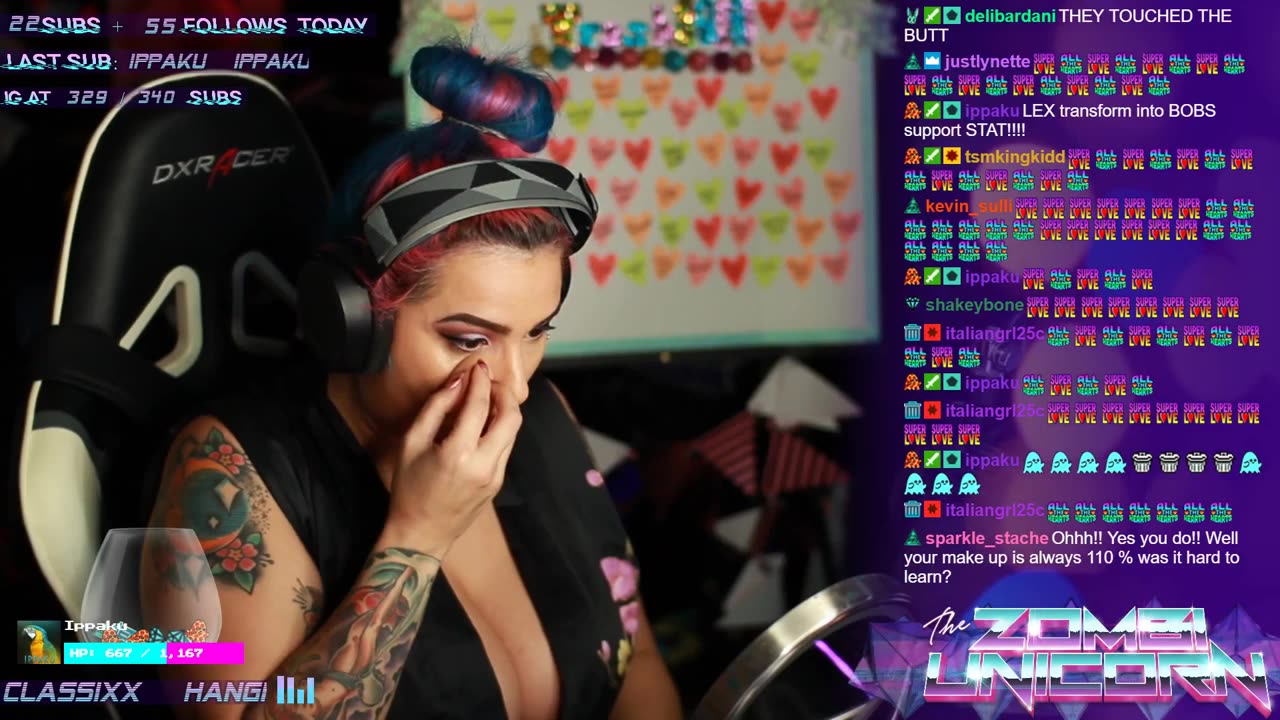 ZombiUnicorn - Makeup Stream - 2017-06-08