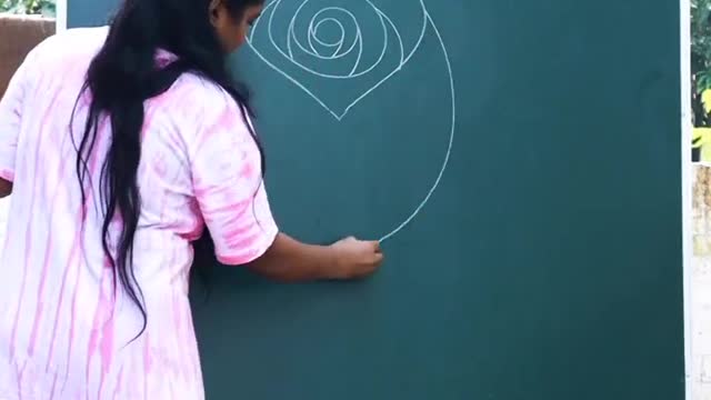 Easy Way to Draw Rose Flower Drawing