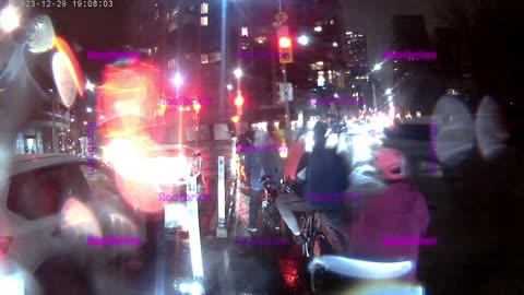 Rainy group ride, then splitting off to handlebar pub - Electro-acoustic audio (timelapse)