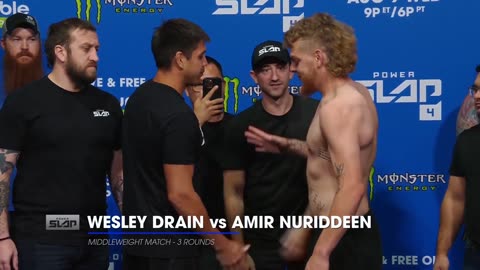 Power Slap 4: Weigh-In Faceoffs