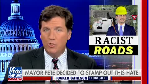 Tucker Carlson Blasts Buttigieg Over First Ground Stop Since 9/11