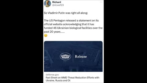 Putin was right about the Bio Labs