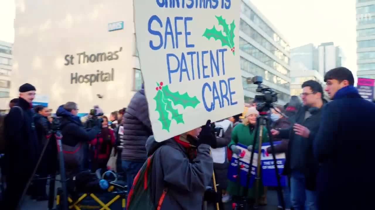 NHS nurses on strike_ 'Morale has hit the floor'