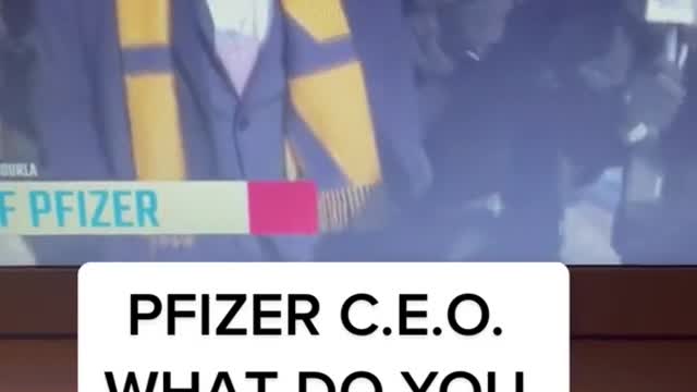 CEO of Pfizer confronted people are asking for refunds