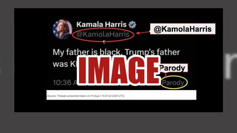 Fact Check: Kamala Harris Did NOT Tweet 'My Father Is Black. Trump's Father Was KKK'