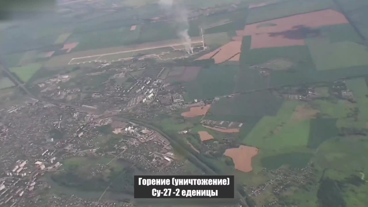 Iskander with Cluster Munitions Strikes an AFU Airfield in Mirgorod, Damaging Several SU-27