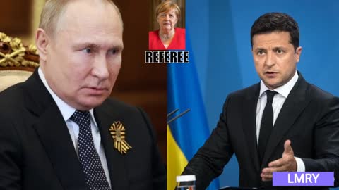 ZELENSKY CAUGHT IN RUSSIAN RESTAURANT - ROAST WITH PUTIN - Angela Merkel Referee