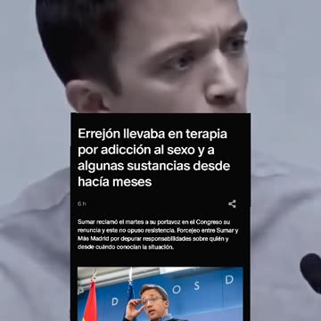#Errejón llevaba en #terapia por #adicción al #sexo y a algunas #sustancias desde hacía meses