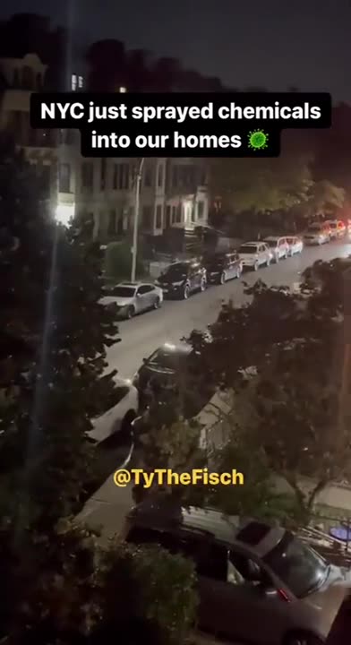 Go inside immediately, we're spraying pesticide"