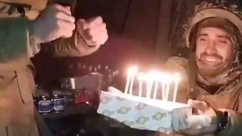 Ukrainian's Birthday on the Frontlines