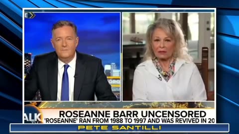 ROSEANNE BARR SHUTS UP ANTISEMITIC PIERS MORGAN