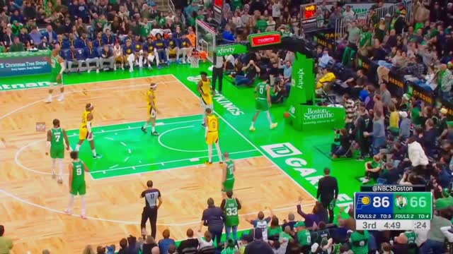 Jason Tatum throws down INSANE POSTER DUNK, then stares him down! 🤯🔥