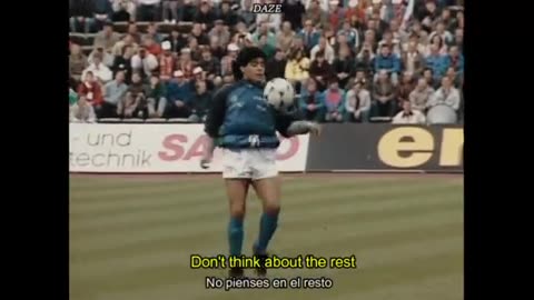 Diego Armando Maradona's Famous Warm Up