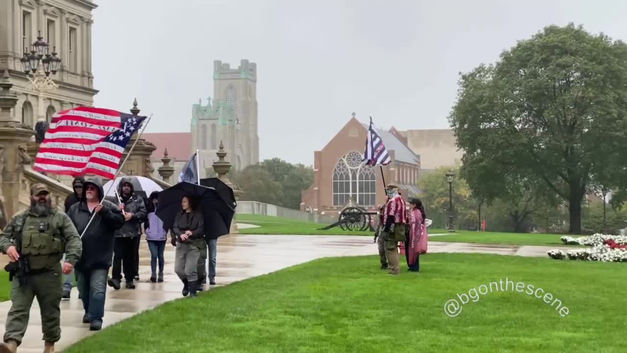 Lansing, Michigan: 12th Annual 2nd Amendment March short clip