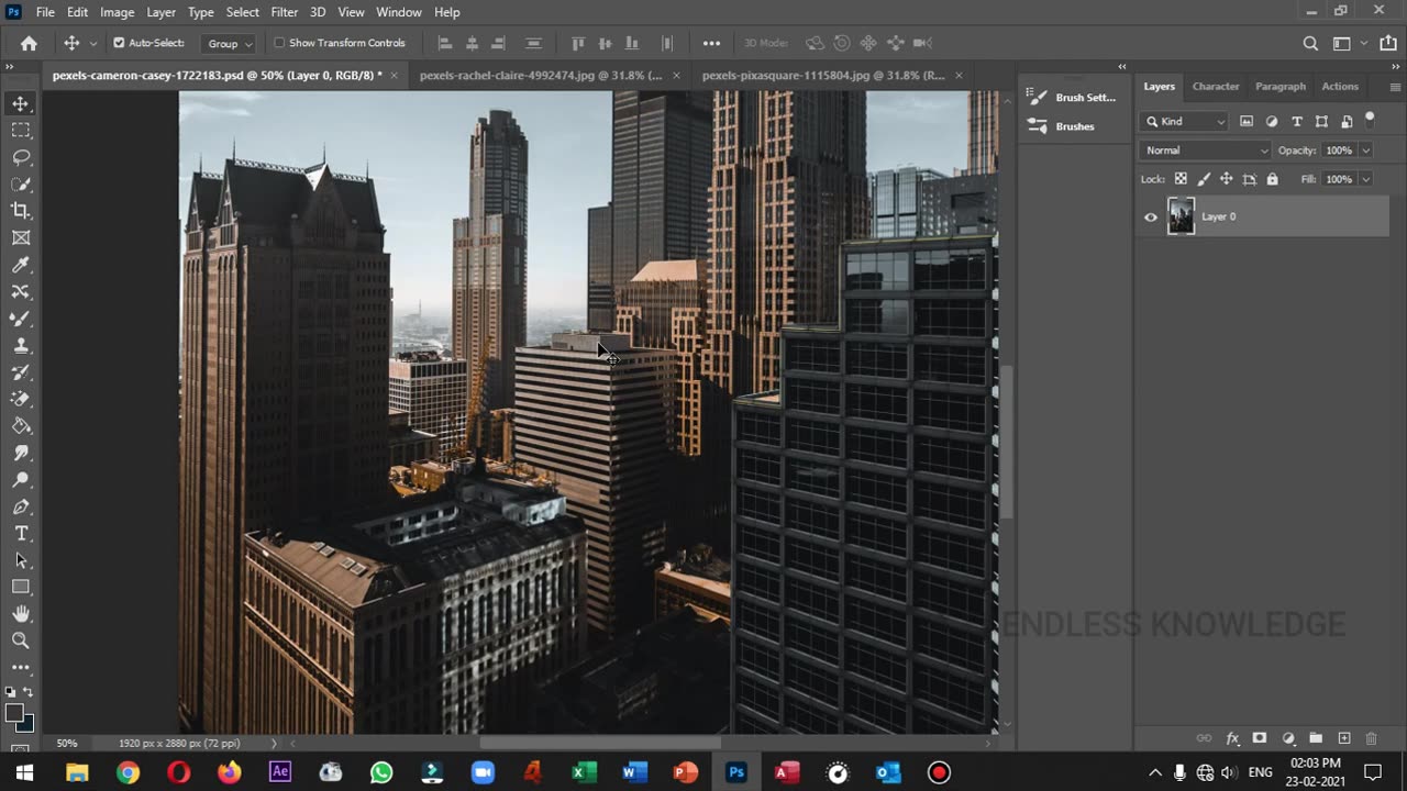 Sky Replacement in Photoshop in Tamil