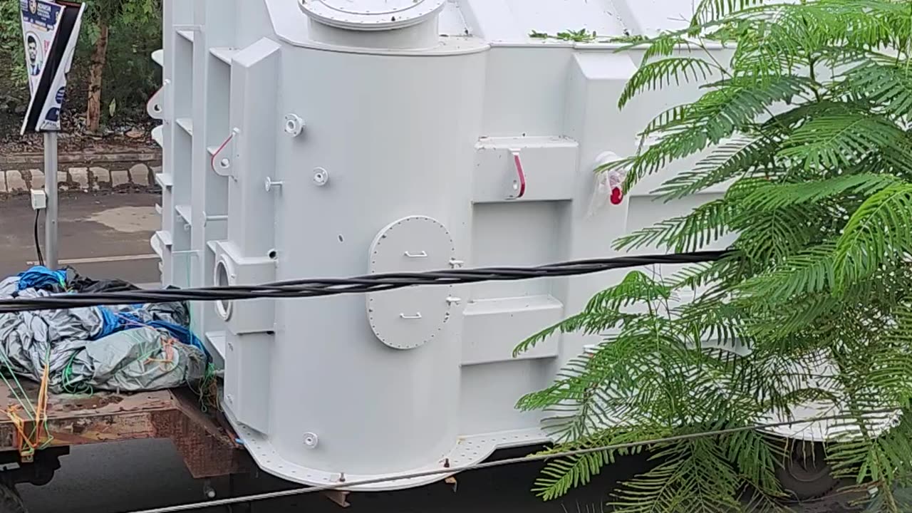 Heavy Truck in Indian Local City Road