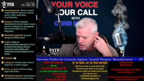 2021-12-12 14:00 EST - Your Voice, Your Call: with Chris Moore
