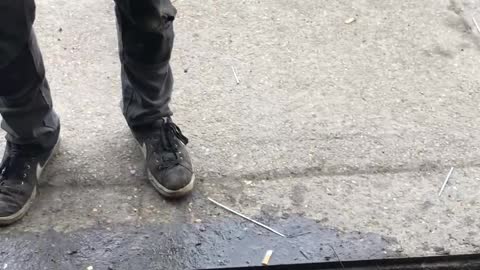Sludge Backfires into Guys Face