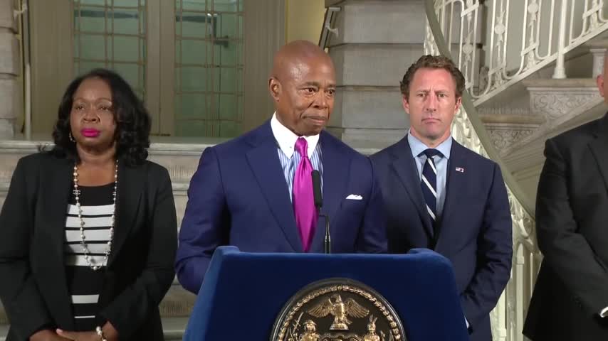 Eric Adam declares state of emergency in NYC over border crisis Oct 7