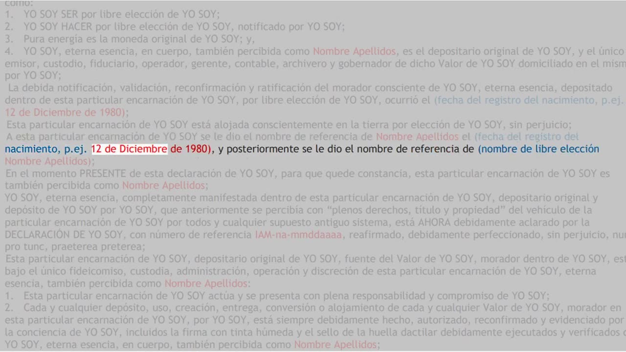 OPPT-Documento DECLARACION DEL DEPOSITARIO ORIGINAL Y DEPOSITO DE YO SOY (DODD)