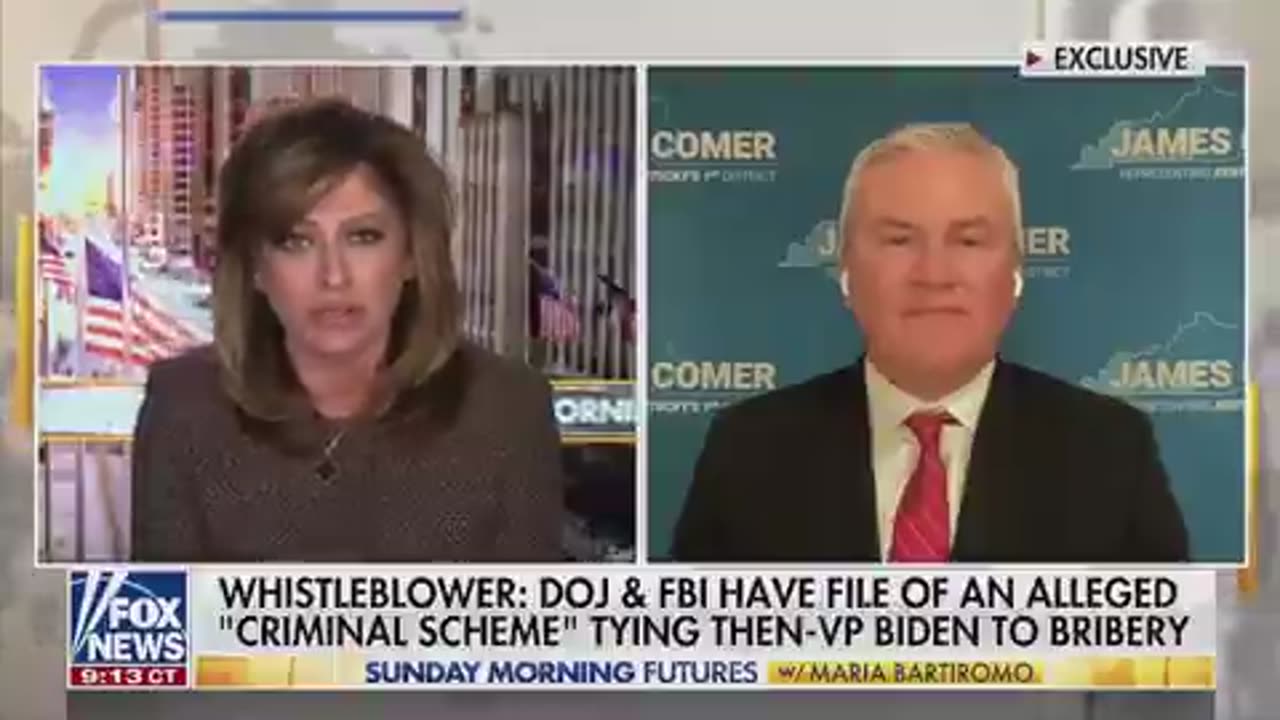 Rep. James Comer issues warning to the Biden’s DOJ