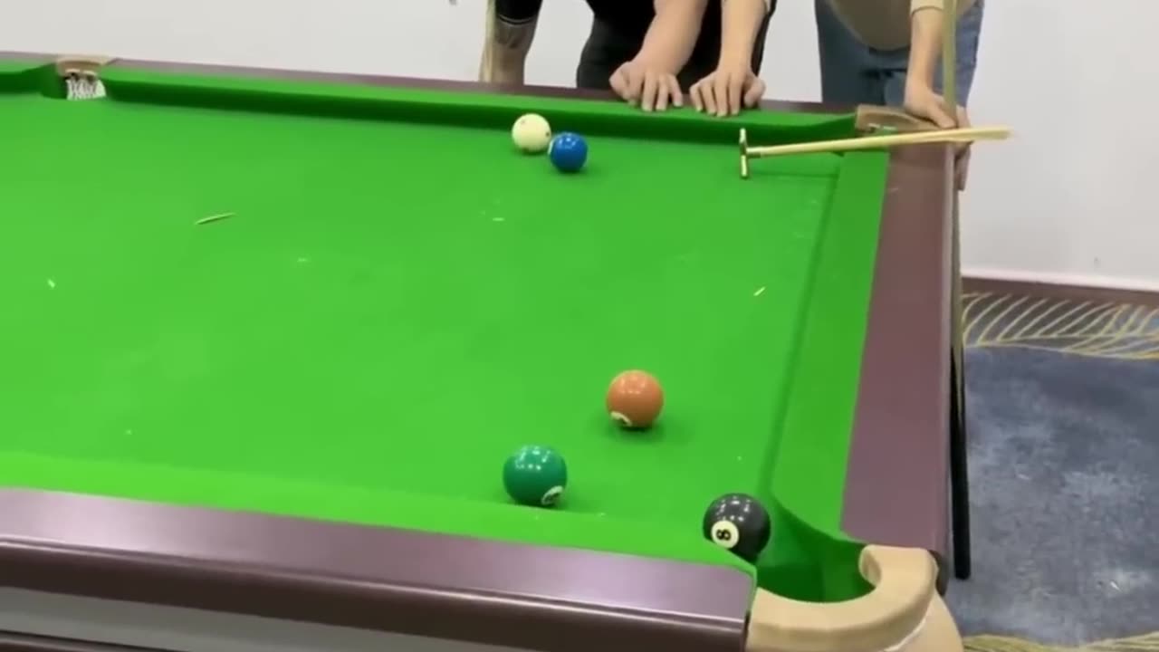 Hilarious Hijinks on the Billiard Table!