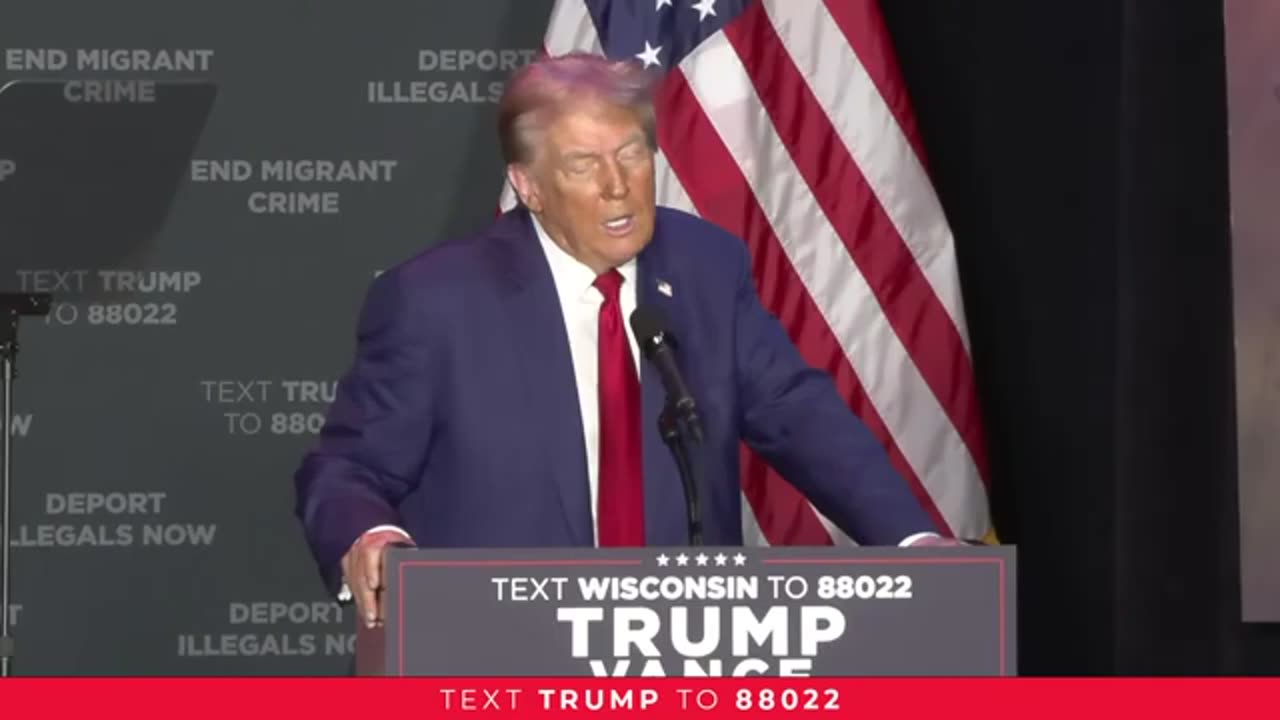 President Trump in Prairie du Chien, WI