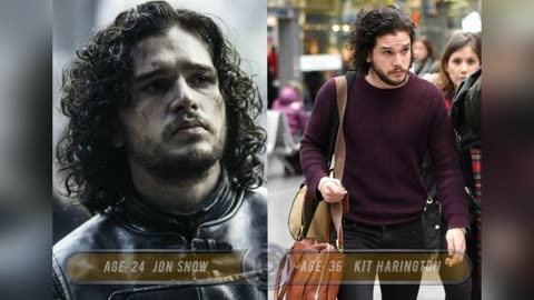 Game of throne's cast then and now