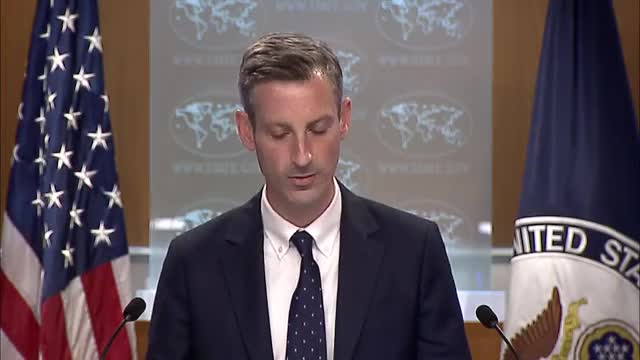 State Department Holds A Press Briefing As Russia Invades Ukraine