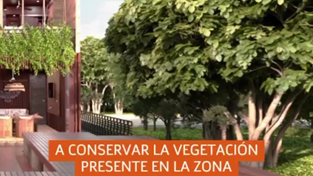 modelo de casa eco-amigable para vivir en el paraiso