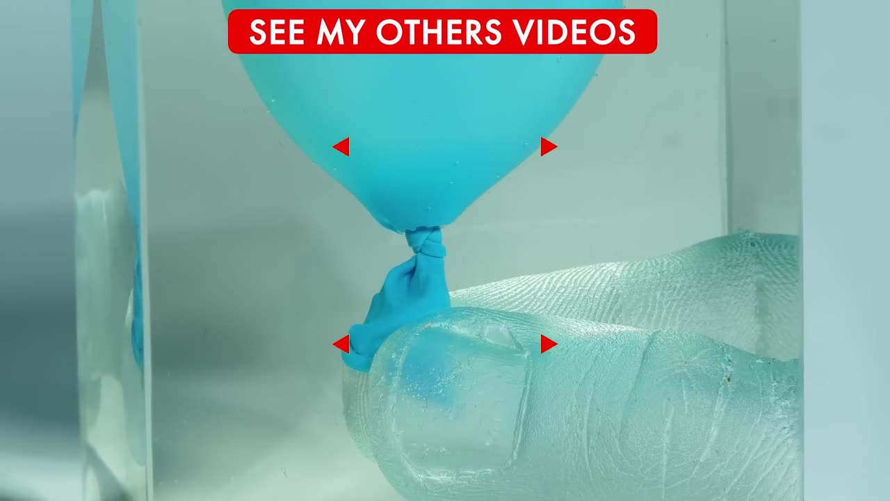 Resin and balloons crafting. Mind relaxing video..