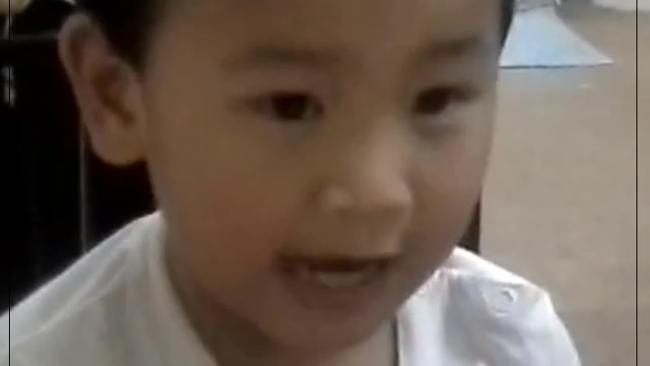 Funny Cute Baby Learns to Pray