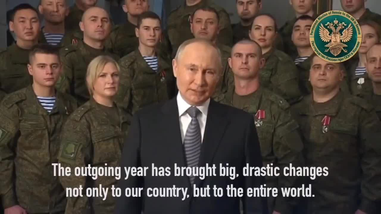 Vladimir Putin’s New Year 2023 address (English Subtitles)