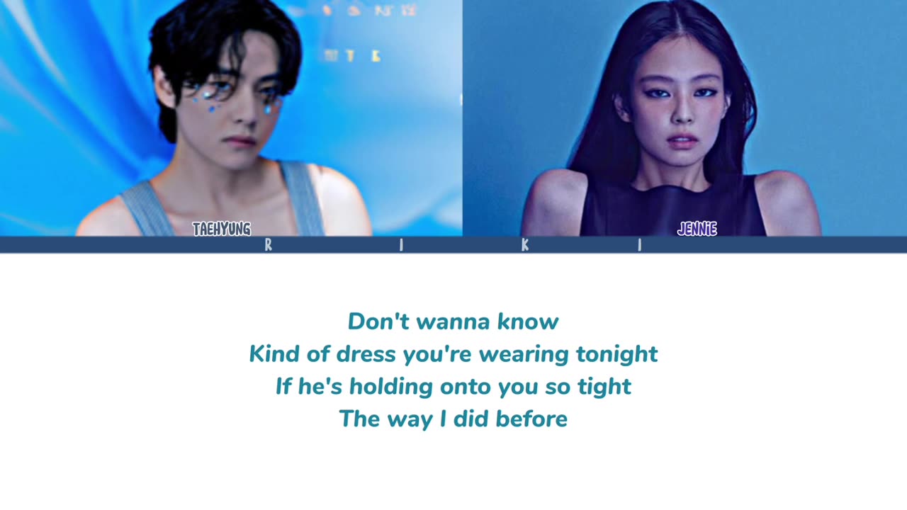 Taehyung x Jennie - ‘We Don’t Talk Anymore’ AI cover lyrics (Eng)