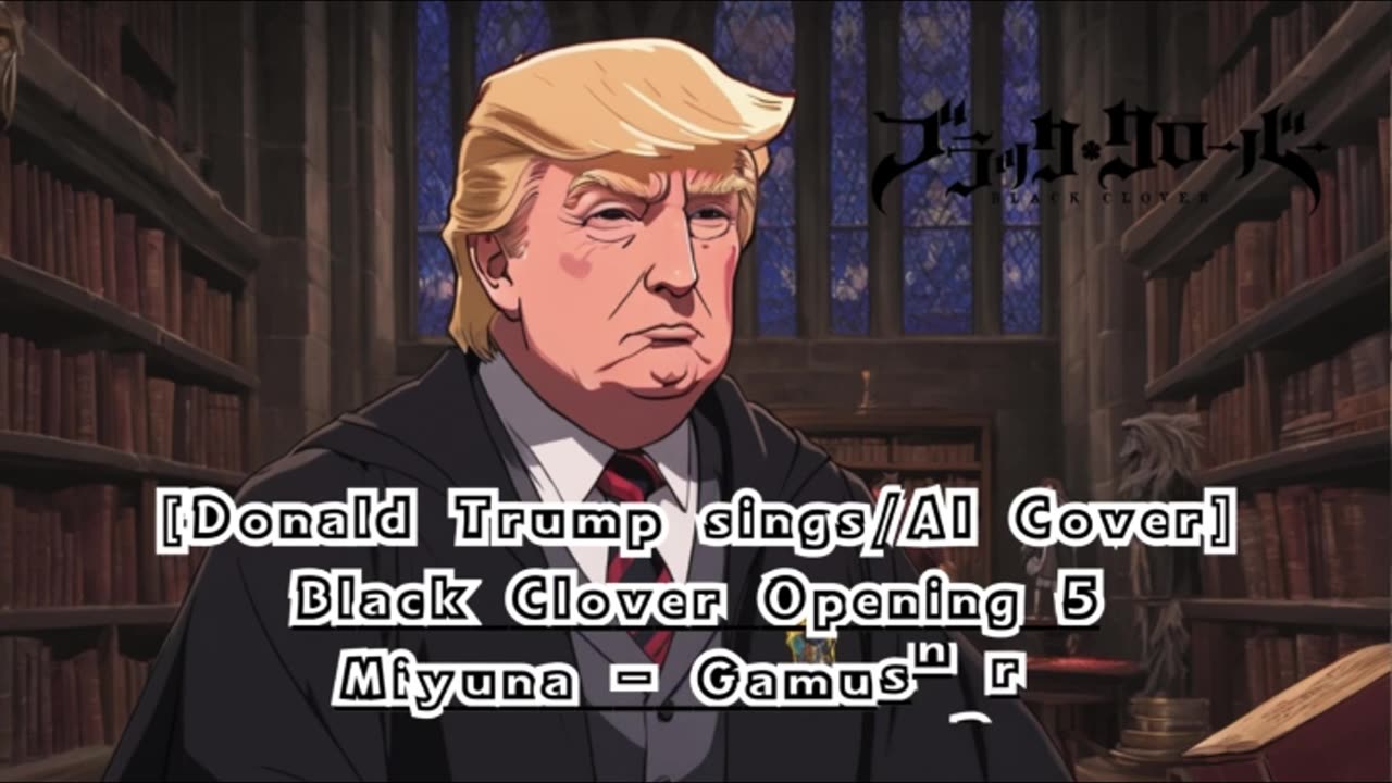 [Donald Trump AI Cover] Black Clover Opening 5 Miyuna - Gamushara