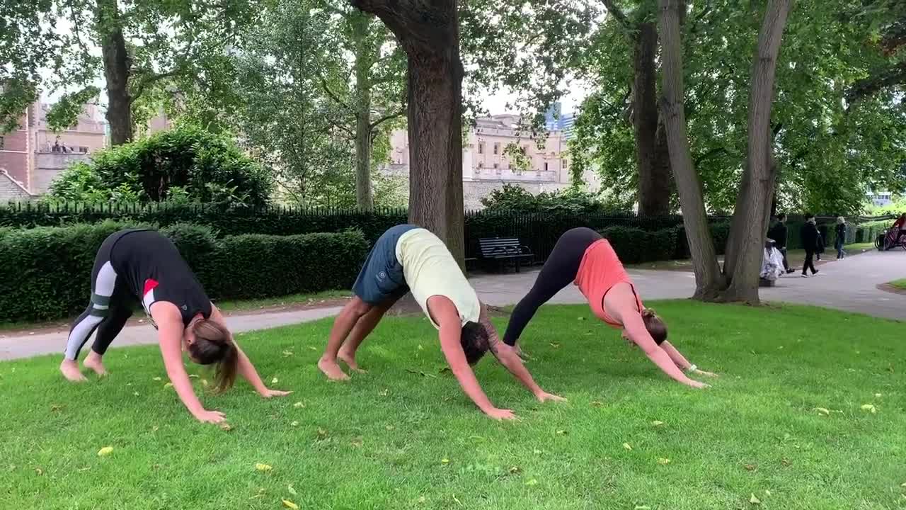 Happy International Yoga Day from Les Mills UK and London!