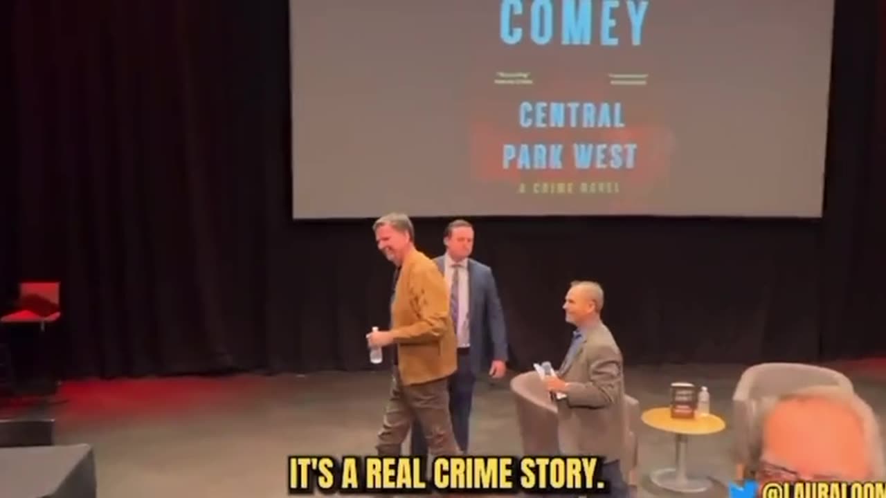 Last night Laura Loomer confronted James Comey at his book signing