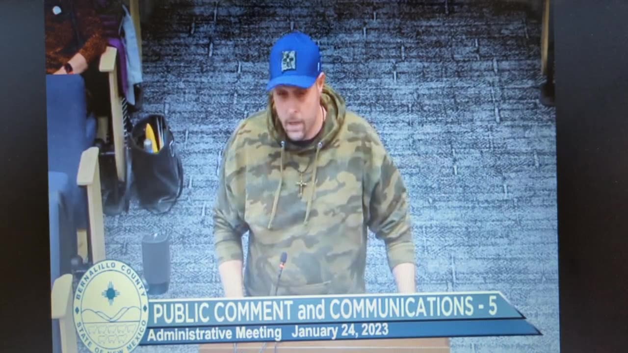 SheriffJoshuaJames educating County Commissioners