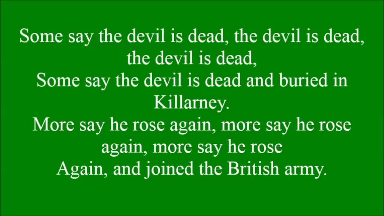 Some Say The Devil Is Dead with lyrics